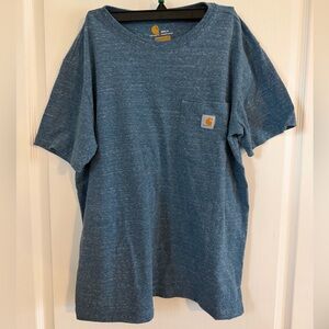 2/$30. Carhartt Classic Heather Blue Short Sleeve Tee.  Size M 8/10